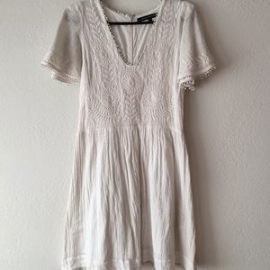 French connection summer embroidered dress